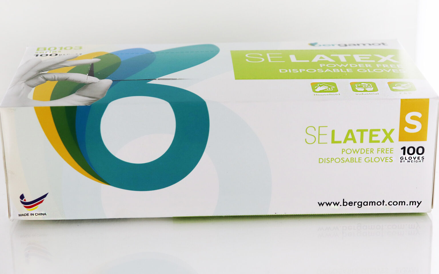 Bergamot SE Latex Powder Free Examination Gloves SNS Global Pharma